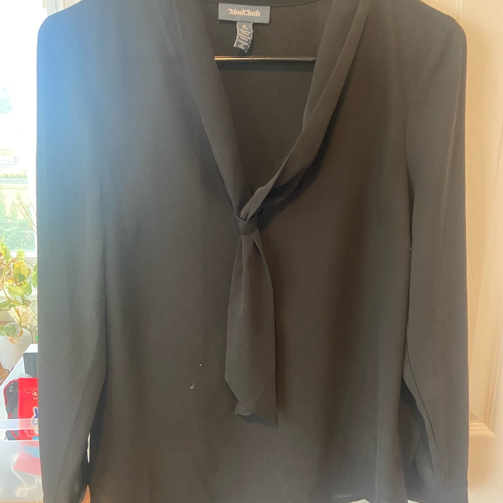Modcloth Elegant Black Top